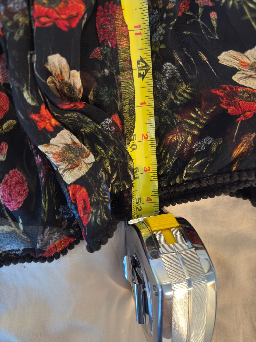 Payal Jain Black Floral Dress Size XS - Picture 12 of 14